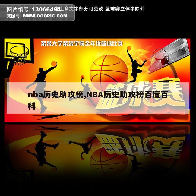 nba历史助攻榜,NBA历史助攻榜百度百科